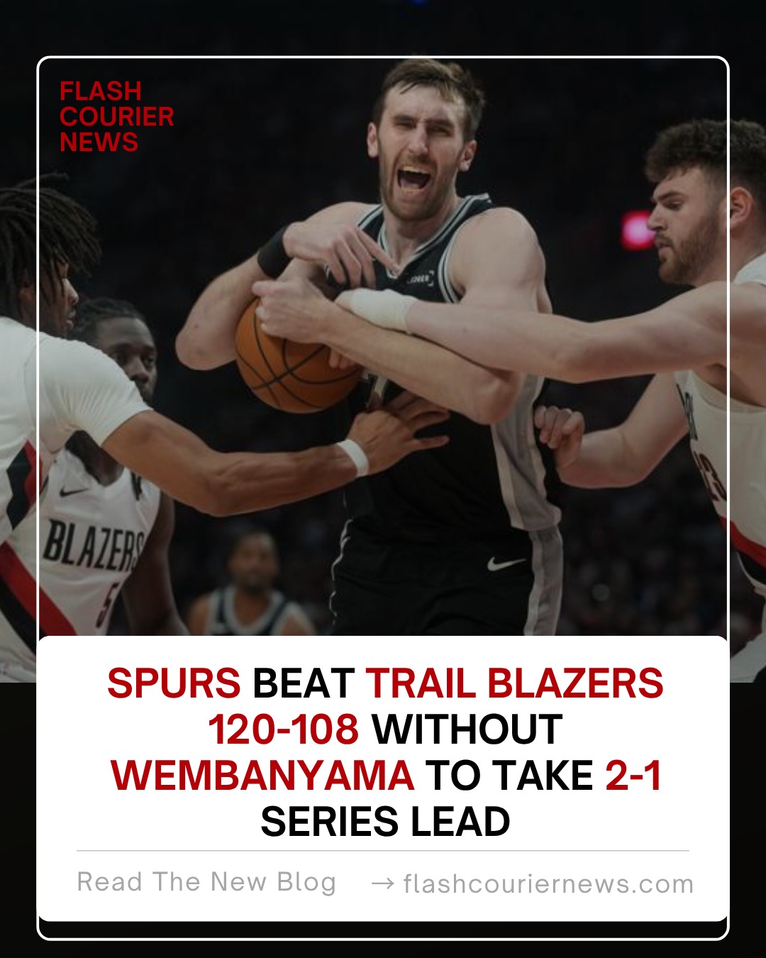 Spurs vs Trail blazers