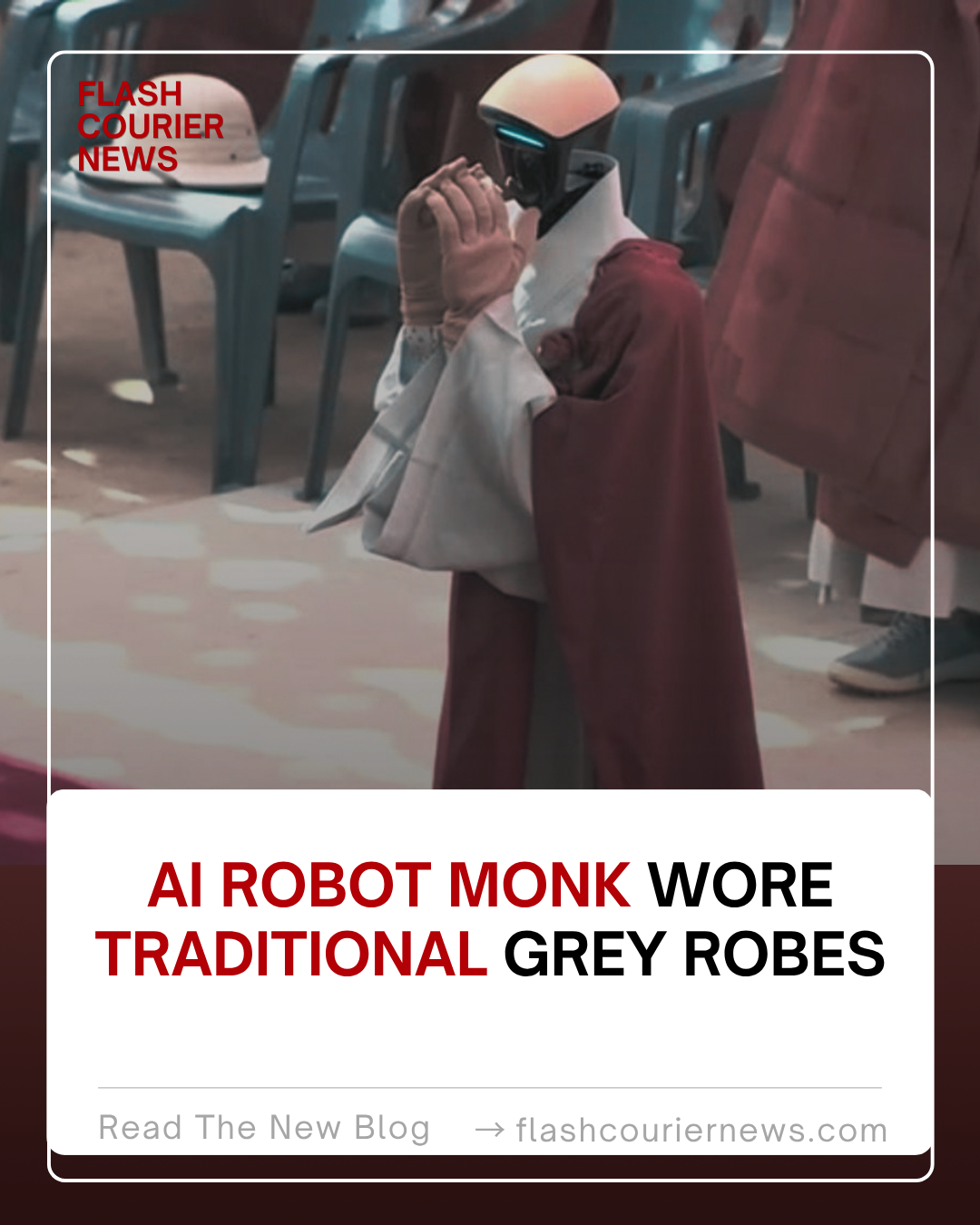 AI robot monk