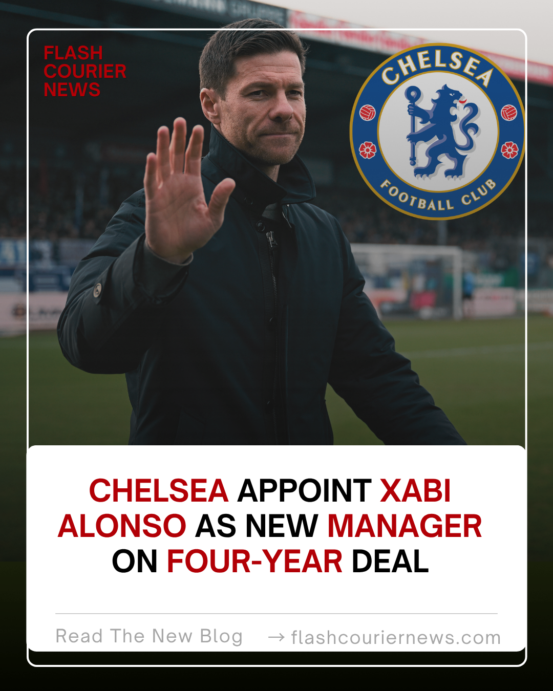 Chelsea appoint Xabi Alonso as new manager on four-year deal