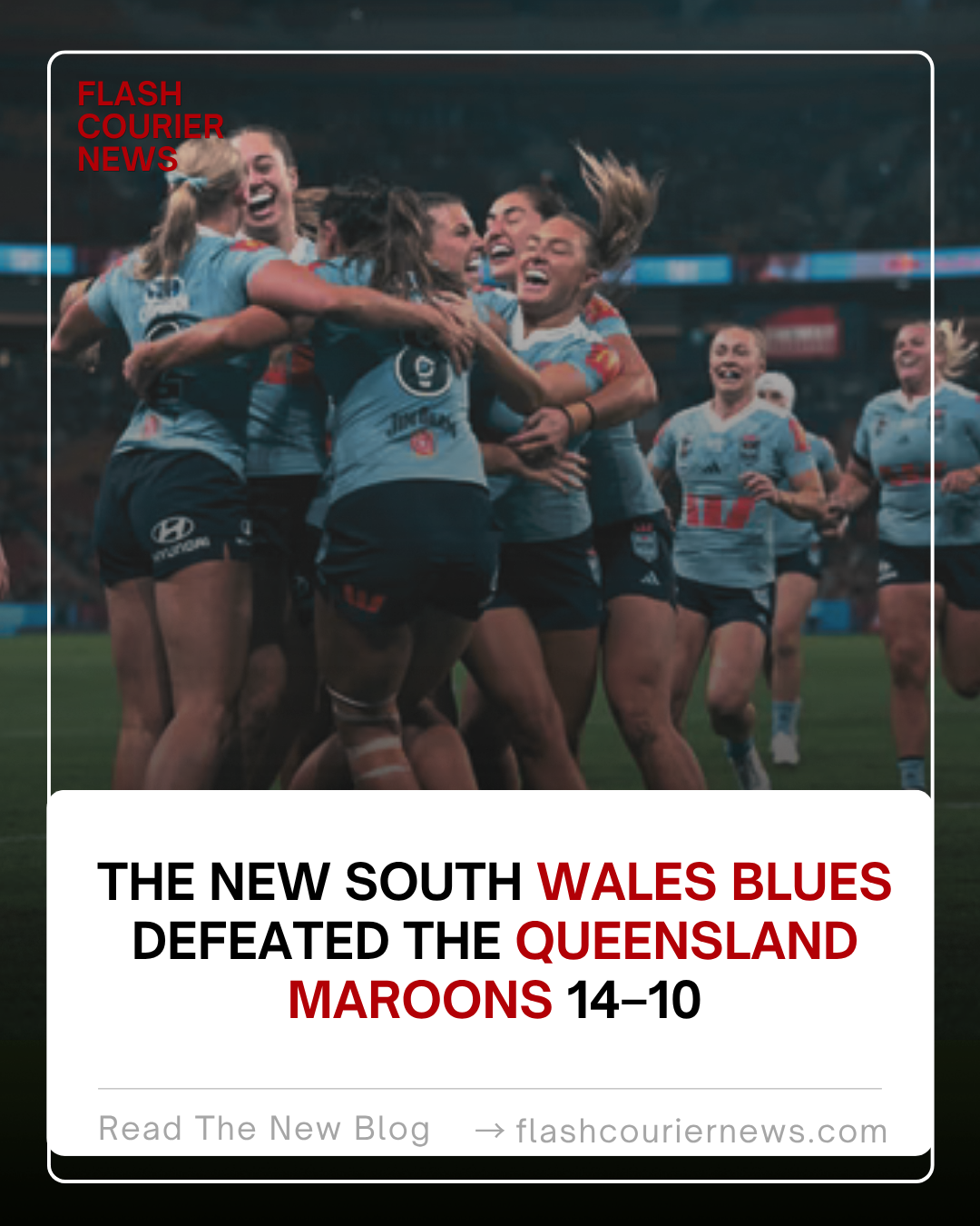 The NSW Blues win the series