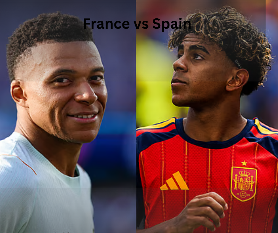 Kylian Mbappe and Lamine Yamal in action, previewing the France vs Spain World Cup semi-final